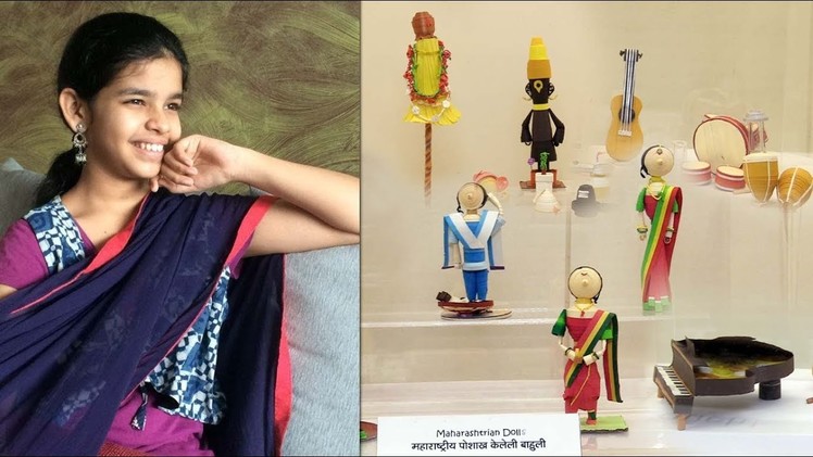 Children's Day : Mumbai's Kshirja Raje creates art & craft to help the needy | Marathi | Mumbai Live