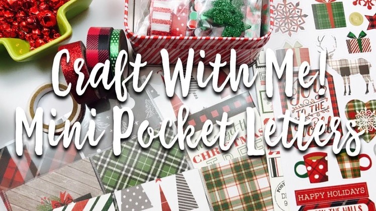 Craft With Me! Mini Pocket Letters. 25 Days Of Crafts-mas