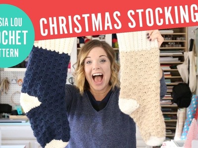 Crochet Christmas Stocking - Free Crochet Stocking Pattern