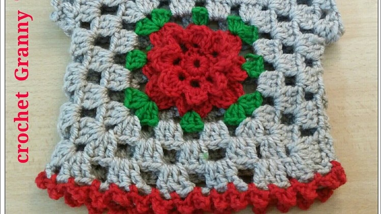 Crochet granny squares flower Top ???? -3