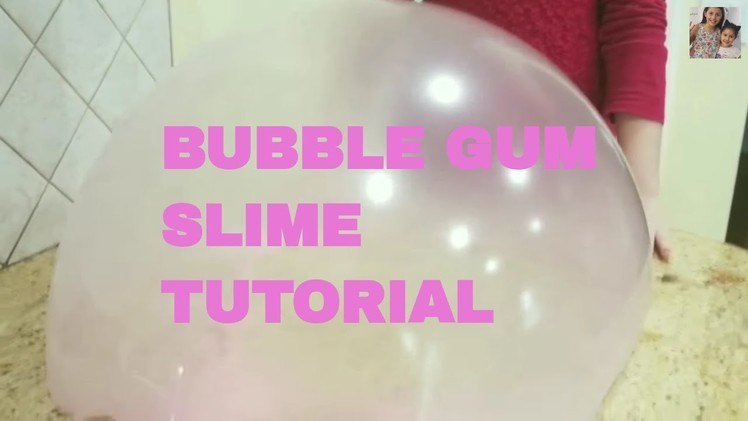 DIY BUBBLE GUM  Satisfying Slime Tutorial .