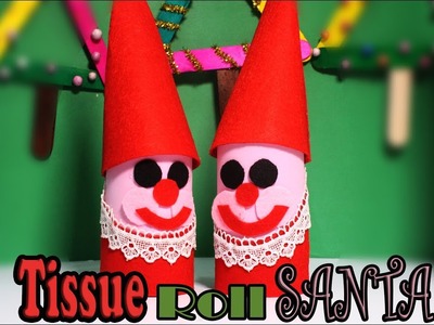 DIY #Christmas Craft | How To Make Toilet Paper Roll Santa Claus | Toilet Paper Roll Craft