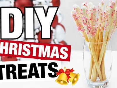 DIY Christmas Treats! Easy & Fun DIY Candy Cane Pretzel Treat!