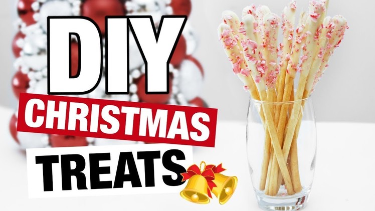 DIY Christmas Treats! Easy & Fun DIY Candy Cane Pretzel Treat!
