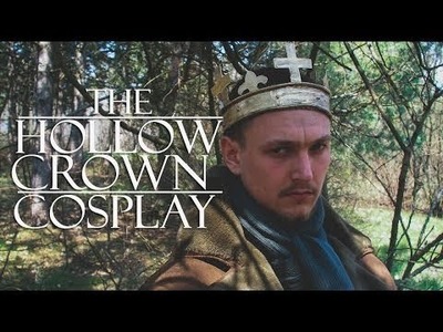 DIY * Costume Prince Hal * The  Hollow Crown * How to make Crown Prince Hal Headband of cardboard *