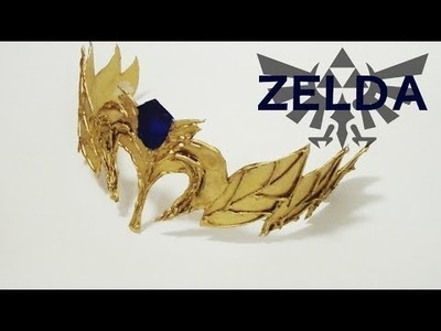 DIY * Costume Princess Zelda * How to make Zelda Crown Cardboard * Cosplay * Tutorial