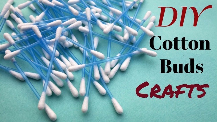 DIY Cotton Buds project : How to make organiser with cotton bud I Creative Diaries