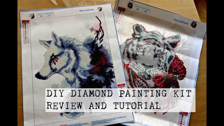 DIY Diamond Painting Kit Tutorial And Review | PassionFruitDIY