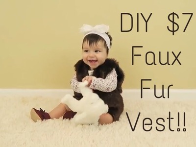 DIY Faux Fur Vest!