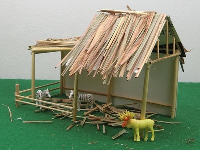 DIY Horse Stable Toy | Mini Animal House | Easy Craft To Do
