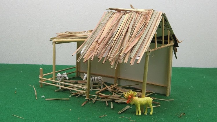 DIY Horse Stable Toy | Mini Animal House | Easy Craft To Do