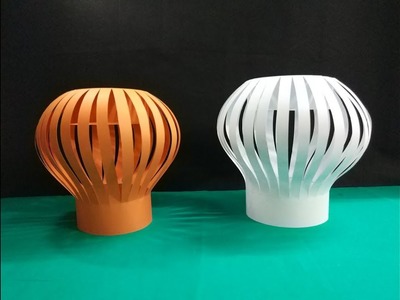 DIY How to Make a Beautiful Paper Lamp Shade
