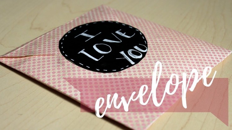 DIY : How to Make an Envelope  for Christmas|  Easy Craft | Paper Craft