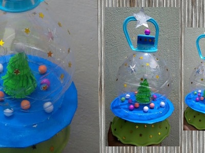 DIY II Best from waste Plastic bottle craft II Christmas decor easy craft