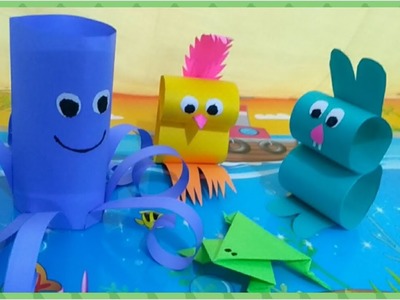 DIY KIDS PAPER CRAFT.EASY PAPER TOYS FOR FOR KIDS.ART WITH ALIYA