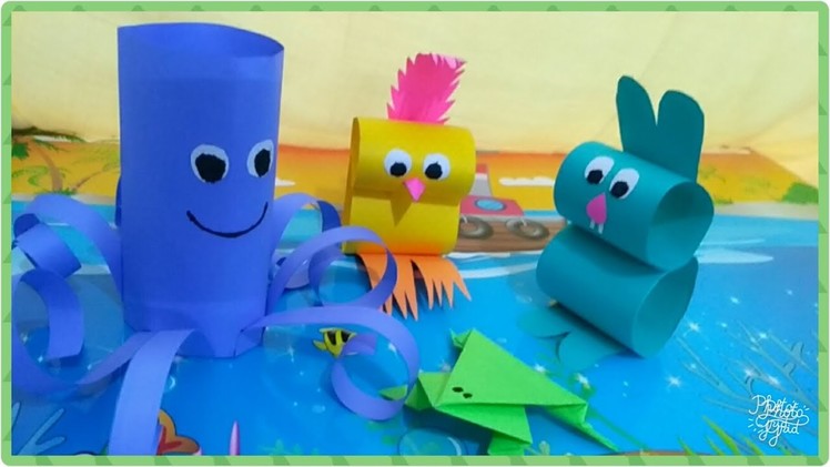 DIY KIDS PAPER CRAFT.EASY PAPER TOYS FOR FOR KIDS.ART WITH ALIYA