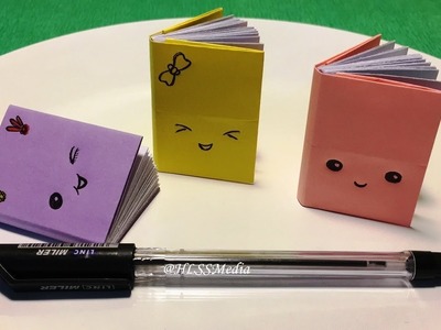 DIY Mini notebooks making with paper - Little notebooks back to school