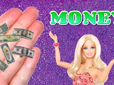 DIY Miniature Money ???? How to Make LPS Crafts Stuff Barbie Doll Accessories Dollhouse Things