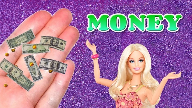 DIY Miniature Money ???? How to Make LPS Crafts Stuff Barbie Doll Accessories Dollhouse Things