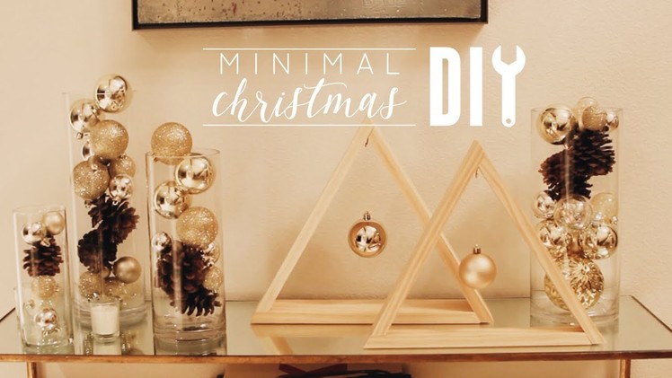 DIY Minimal Christmas Decor