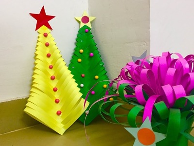 DIY Paper Christmas Tree | Very Easy and Beautiful XmasTree |  Christmas craft Decor
