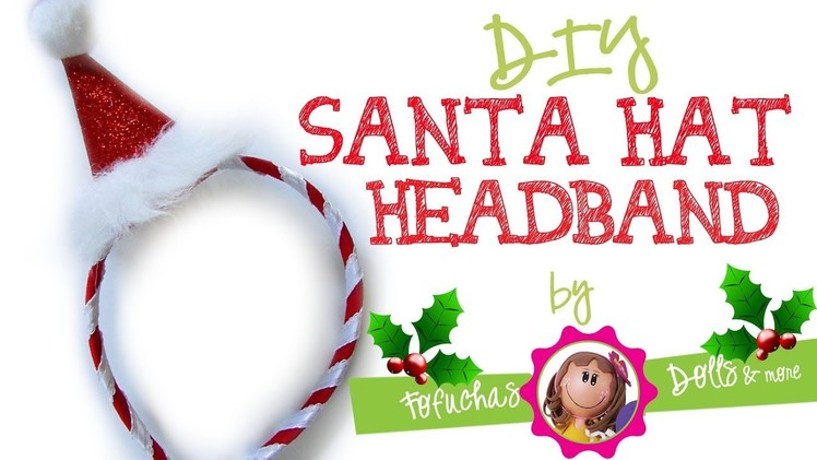 DIY Santa Hat Headband - Craft Foam Fun & Easy