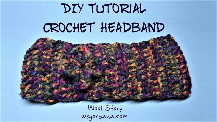 DIY Tutorial - Crochet Headband (Traka za kosu)