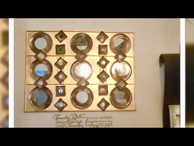 DIY Wall Mirror Decor Using Dollar Tree Plates Home Decor  Ideas Creating Elegance For Less Faithlyn