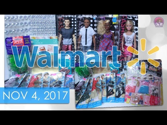 Doll Craft & Barbie Walmart Finds!! Nov 4, 2017