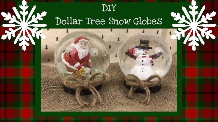 EASY DIY Dollar Tree.Walmart Snow Globes