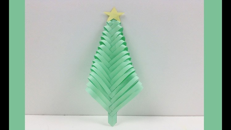 Easy Xmas Decor Crafts - Merry Christmas Paper Tree ???? How to Make a Christmas Tree out of Paper DIY