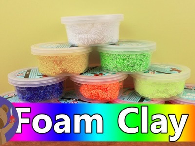 Foam Clay MIX - Mixing all Colors of Foam Clay - Cool Result