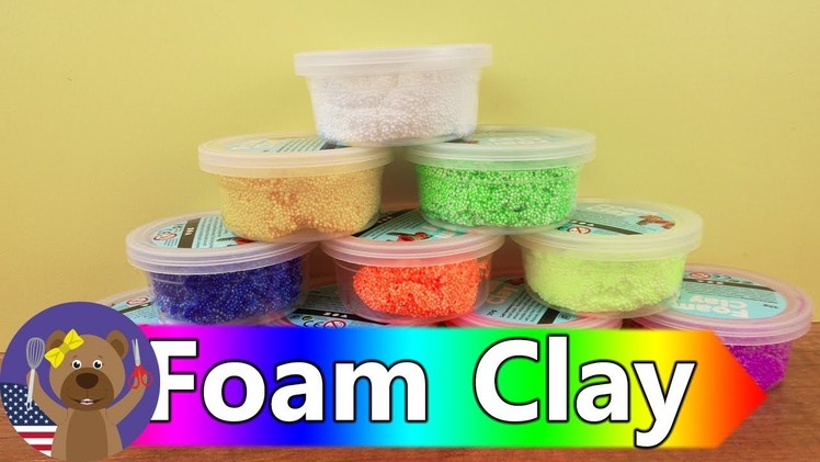 Foam Clay MIX - Mixing all Colors of Foam Clay - Cool Result