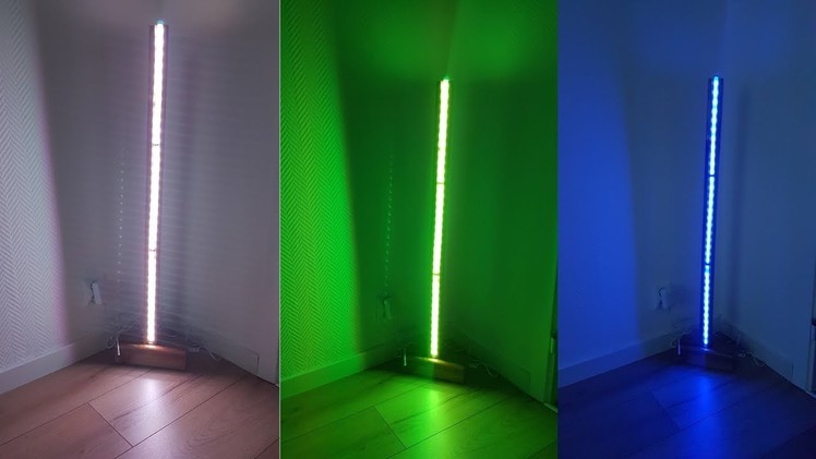 Genius DIY Modern LED Floor Lamp
