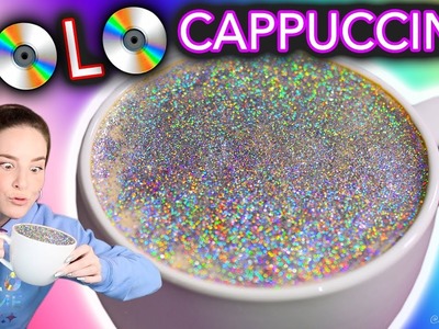 HOLO CAPPUCCINO | DIY "Diamond Cappuccino" test (maybe don't drink this?)