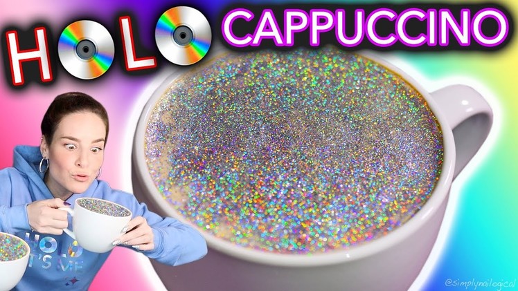 HOLO CAPPUCCINO | DIY "Diamond Cappuccino" test (maybe don't drink this?)