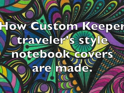 How It's Made: Fused Vinyl Custom Keeper Notebook Covers