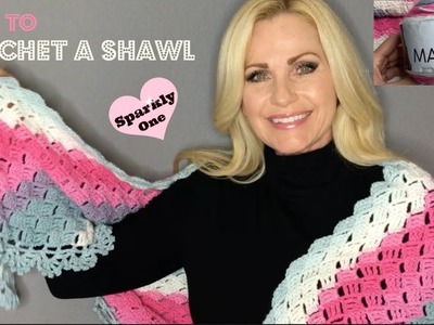 ???? How to Crochet A Beautiful Shawl ???? Tutorial