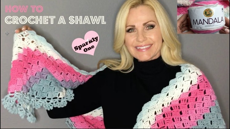 ???? How to Crochet A Beautiful Shawl ???? Tutorial