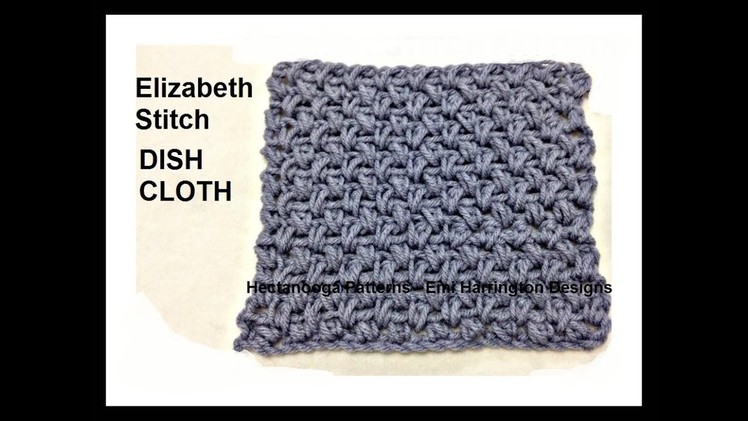 How to crochet the ELIZABETH STITCH mini bean stitch