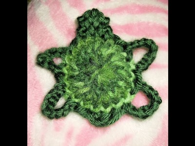 How to Loom Knit A Turtle Applique