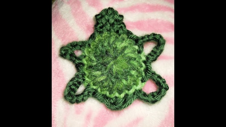 How to Loom Knit A Turtle Applique