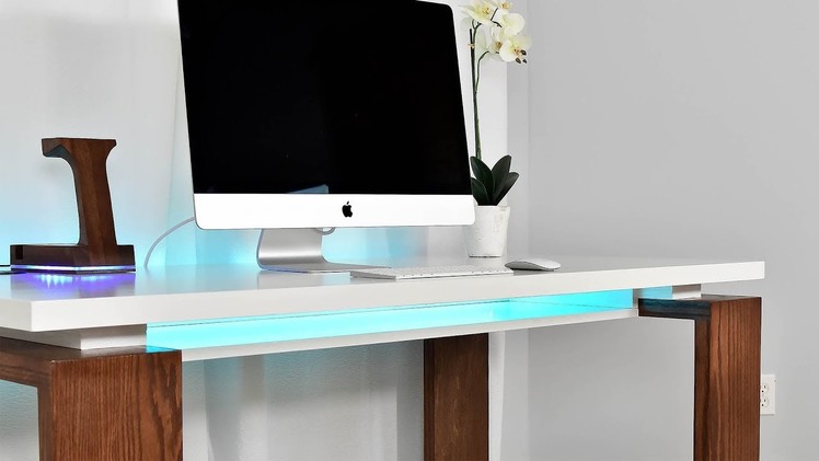 How To Make A Clean Modern Desk | Office, Gaming