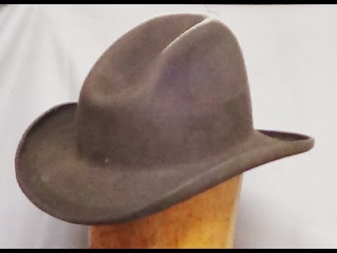 How to Make a Cowboy Hat with no mechanization. .Step 1