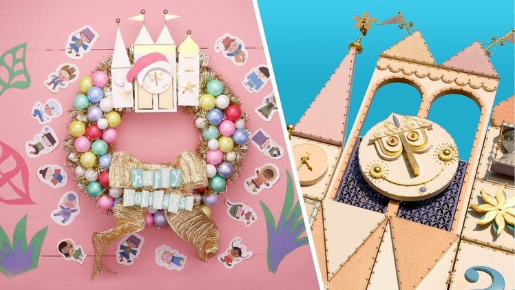How to Make a DIY "it's a small world" Wreath | Disney Family