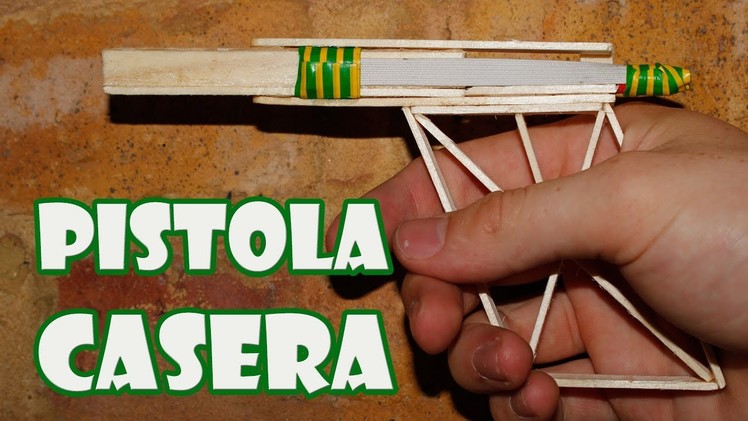 How to make a gun with popsicle sticks Easy Homemade Weapons