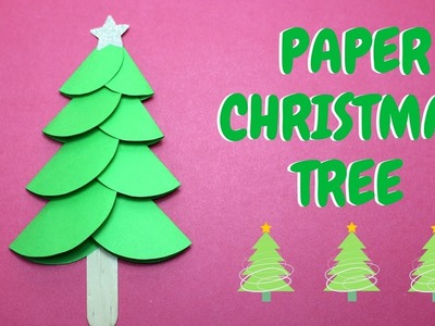 How to Make a Paper Christmas Tree | Christmas Ideas | Paper Craft