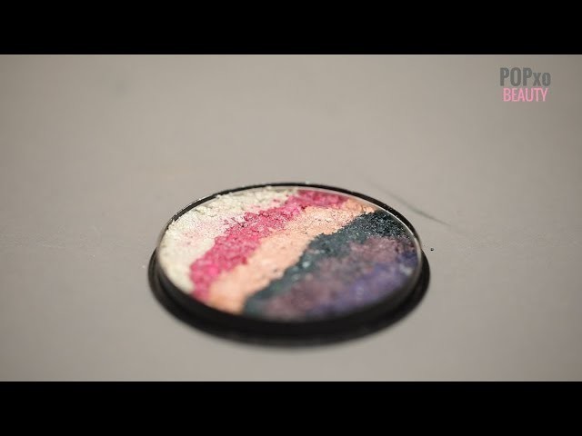 How To Make A Rainbow Highlighter | DIY Homemade Makeup Tutorial - POPxo Beauty