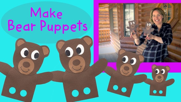 How to Make Bear Finger Puppets | DIY Craft Project for Kids