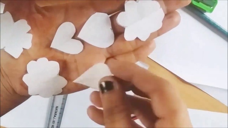 How to make Easy Mehndi Design using paper cutting craft design